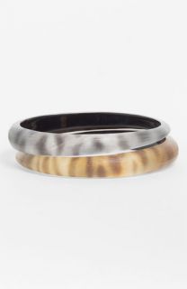 Alexis Bittar Leopard Skinny Tapered Bangle ( Exclusive)
