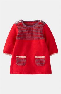 Mini Boden Stripy Knit Dress (Infant)