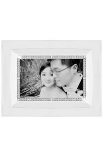 Concave Crystal & Metal Picture Frame