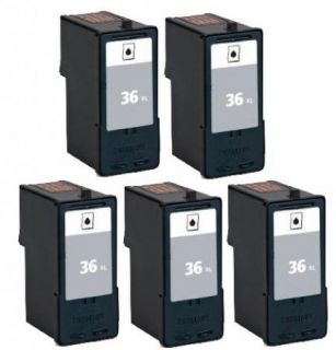Pack 36XL Black Ink Cartridge for Lexmark Inkjet Printer x3650 X4650