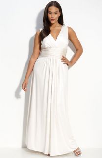 JS Boutique Jersey Grecian Gown (Plus)