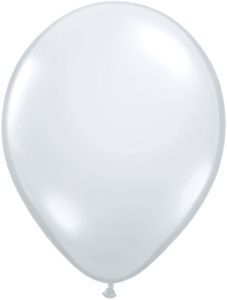 Diamond Clear Latex Balloons 10ct Wedding Party