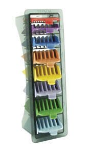 Hair Cutting Guides Comb Set 1 8 Coloured Clipper Combs