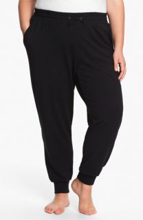 Sejour Weekend Ribbed Cuff Knit Pants (Plus)