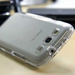 Clear Transparent Hard Case Snap on Cover for Samsung Galaxy S3 III