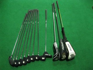 CLEVELAND COMPLETE GOLF CLUB SET MENS IRONS DRIVER 3 5 WOOD 4 SW