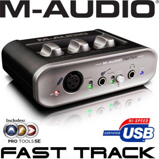 Audio FastTrack II USB Computer Audio Interface Pro Tools SE