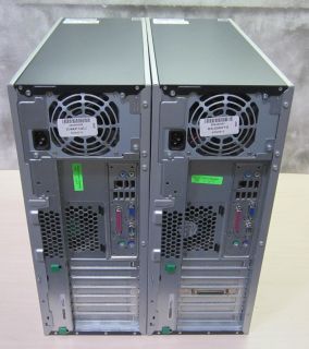 Lot of 2 HP DC7800 Desktop Tower PC Core 2 Duo 2.33GHz 2GB 250GB
