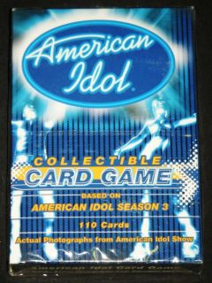 American Idol Season 3 Collectible Card Game Fremantlemedia 2004 110