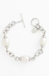 Majorica 12mm Baroque Pearl Line Bracelet