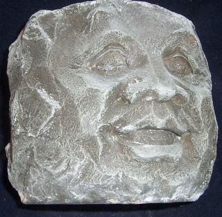 Large Rock Face Planter Latex Mold Concrete Plaster