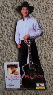 RARE Clint Black Promo Die Cut Counter Stand Up 1994