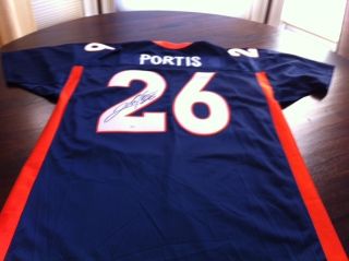 Clinton Portis Signed Autographed Broncos Jersey