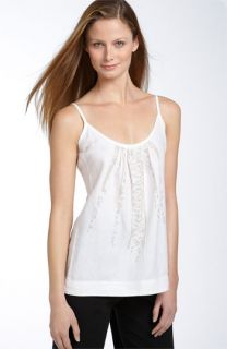 Eileen Fisher Sequined Organic Linen Camisole