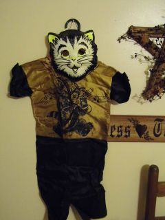 Collegeville Vintage Black Cat Costume