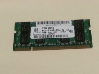  PC2 5300S 555 12 E1 DDR2 Memory Computer Laptop RAM 1x Netlist Memory