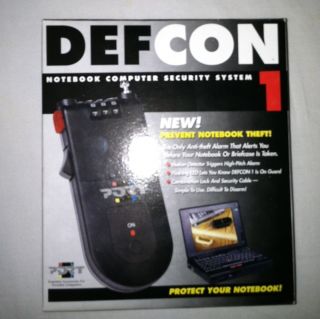 New SEL0400 DEFCON 1 Notebook Computer Security System Port Inc