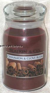 Bath Body Work Cinnamon Clove Buds Candle Huge 22 oz X2