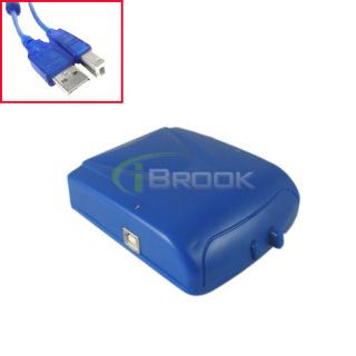 PC USB Printer Scanner Sharing Switch USB A B Cables
