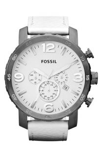 Fossil Gage Chronograph Leather Strap Watch