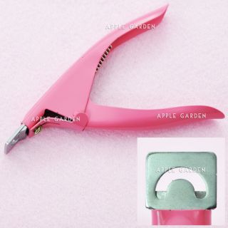 Pink Color Nail Tips Clipper Manicure Supplies Essential #46P