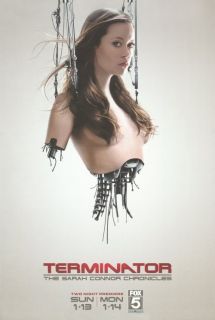 Terminator The Sarah Connor Chronicles TV Movie Poster 27x40 Q Summer