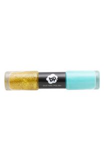 BP. Gold Glitter & Mint Nail Polish Duo