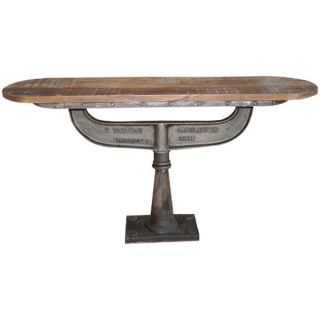 GORGEOUS MERCANTILE/INDUSTRIAL CONSOLE TABLE,58L X 31TALL.
