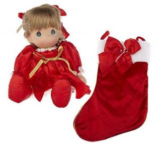 2008 Precious Moments Christmas Stocking Doll —