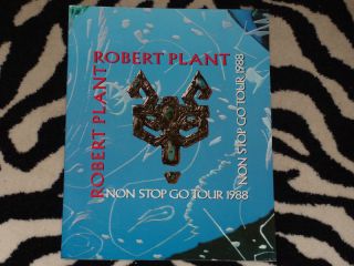 Robert Plant Tour Book 1988 Blue Program 2 Non Stop Go
