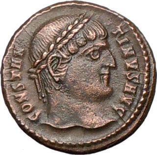 Constantine I The Great 324AD Ancient Genuine Authentic Roman Coin