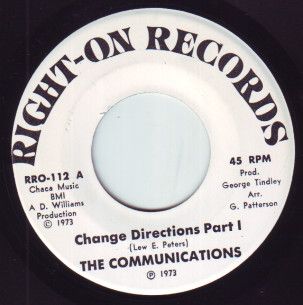 RARE Modern Soul 45 Communications Change Directions Right on Hear