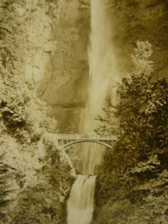Multnomah Falls Columbia River Hwy Oregon Old Post Card