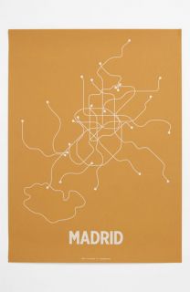 Line Posters Madrid Transit System Print