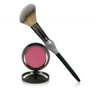 It Cosmetics Vitality Cheek Flush Powder Blush Stain & Brush