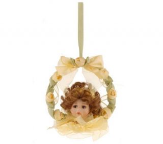 Yellow Rose of Texas Rosebud Ornament by Marie Osmond —