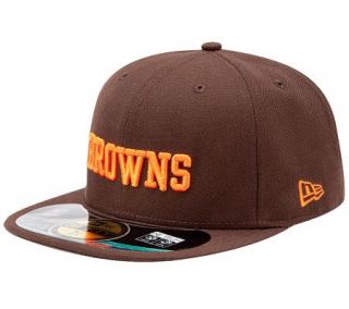 NFL Youth New Era Cleveland Browns Sideline Fitted Hat   A325622