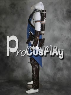  Quality Assassins Creed III Connor Kenway Cosplay Costumes