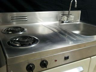  RETRO STYLE*** KING Brand Sink/Stove/Refrigerator Combo   Mini Kitchen