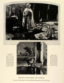 1924 Print Occident Orient La Grande Passion Sahara Bert Lytell Elinor