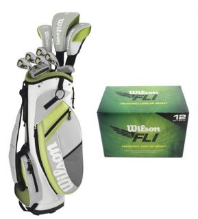  Ladies Right Handed Complete Golf Club Set w Bag 12 Balls
