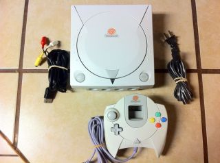 Sega Dreamcast White Console Used Comes COMPLETE FREE SHIPPING