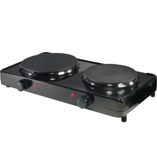Double Burner Cooktop Hot Plate Portable Freestanding Dual Aroma Die