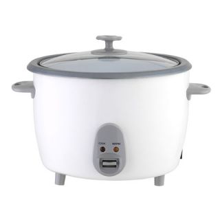Galanz Electric Rice Cooker 350W 3 Cup w Glass Lid New