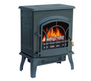 World Marketing Bristol Electric Fireplace Stove   Black   H357416
