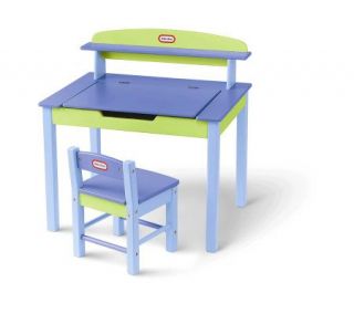 Little Tikes Wood Desk and Chair —