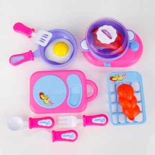  Cookware Utensils Play Educational Toys Set Kitchen Accessories