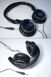 Black Coby CV215 JAMMERZ Xtra Combo Deep Bass Stereo Headphones