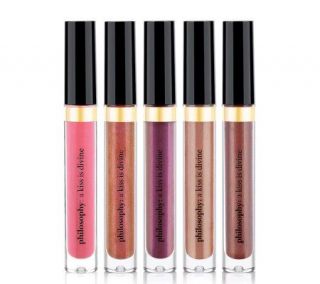 philosophy divine 5 piece lip gloss blockbuster —