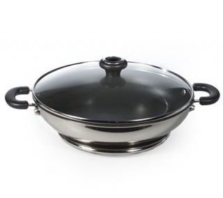   Stainless Steel Nonstick 12 Everyday Pan w/ Magnetic Trivet